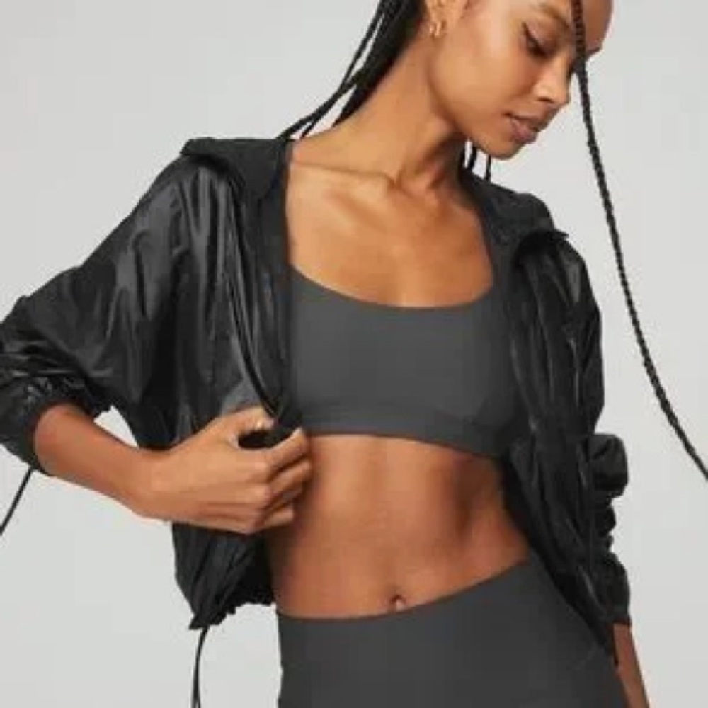 Alo Yoga | Sprinter Jacket in Black, Size: SMALL